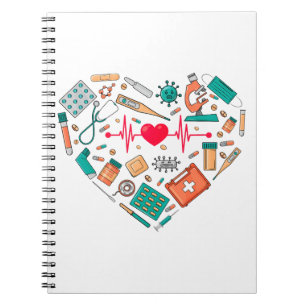 Cuaderno Herramienta Corazón de Enfermería de Enfermería