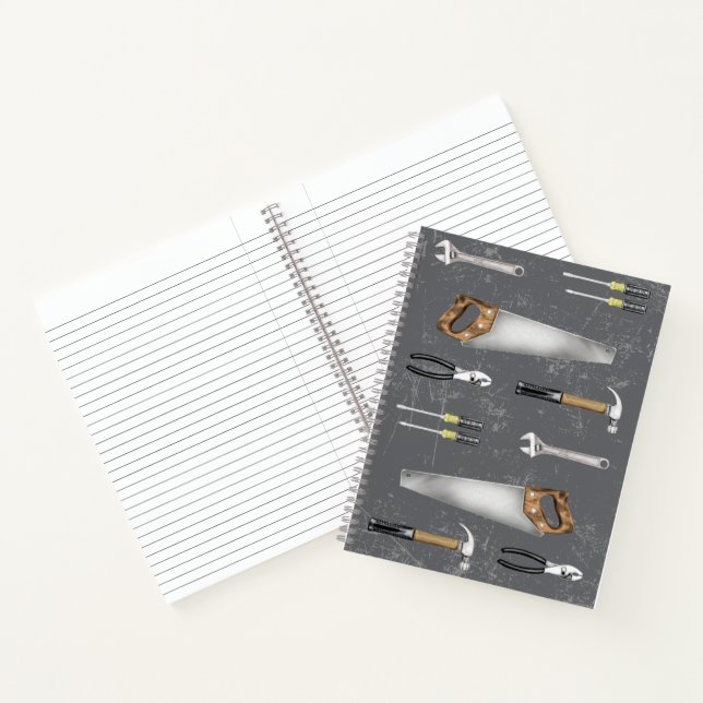 Cuaderno Herramienta de Mano de Artesano con Nombre (Interior)