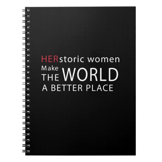 Cuaderno HERstoric Women Empowerment Quote (Frente)