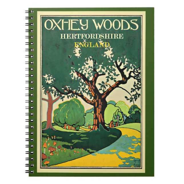 Cuaderno Hertfordshire, Oxley Woods, Inglaterra (Frente)