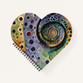 Cuaderno herzförmiger Spiralblock
