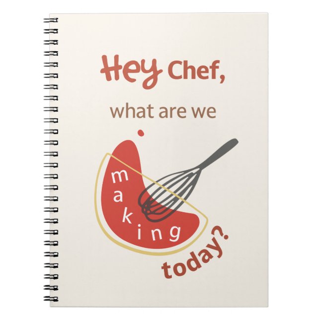 Cuaderno Hey Chef – Recipe Journal for Everyday Cooking (Frente)