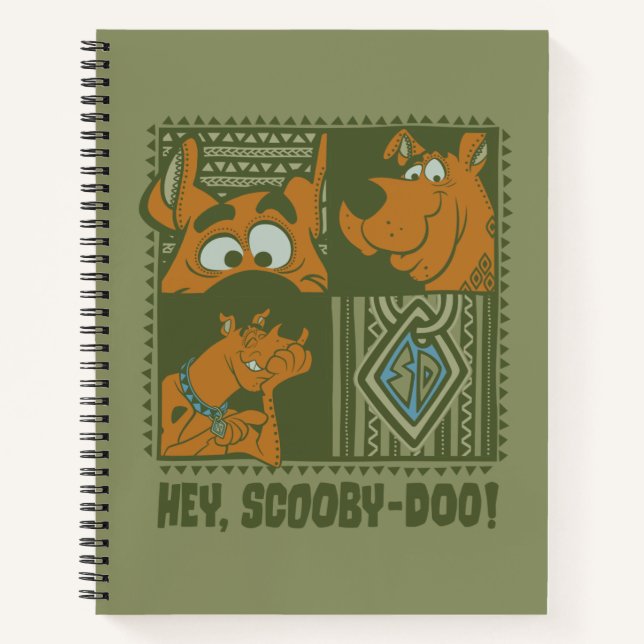 Cuaderno Hey Scooby-Doo Tribal Square Graphic (Anverso)