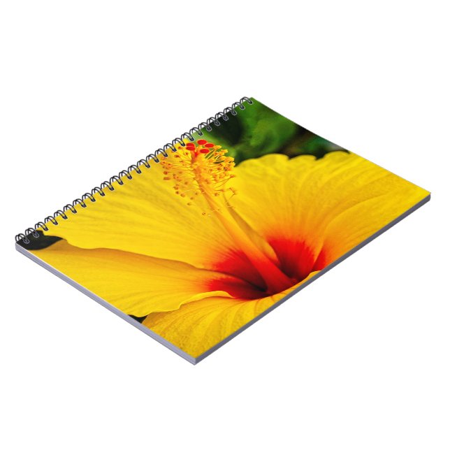 Cuaderno Hibiscus amarillo brillante (Lado Izquierdo)