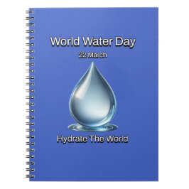 Cuaderno Hidrate el mundo. Día Mundial del Agua.