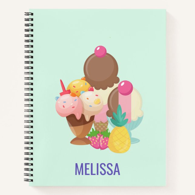 Cuaderno Hielo Cream Trio Sabor Neopolitano (Anverso)