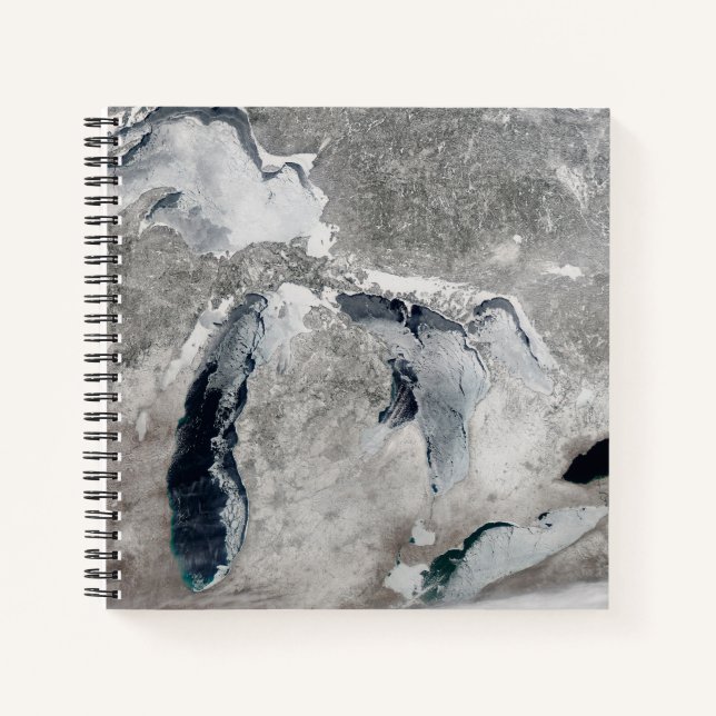 Cuaderno Hielo En Los Grandes Lagos, Estados Unidos. (Anverso)