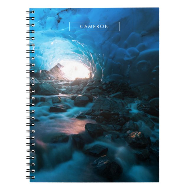 Cuaderno Hielo y nieve | Glaciar Mendenhall, Juneau, Alaska (Frente)