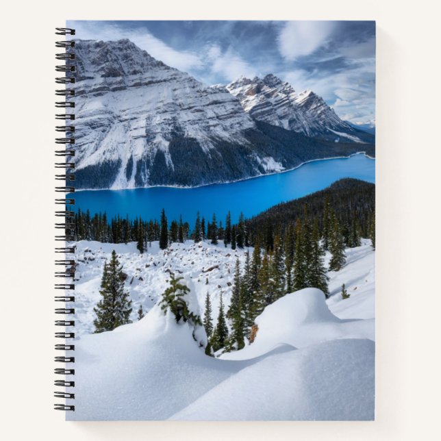 Cuaderno Hielo y nieve | Lago Peyto, Rockies Canadienses (Anverso)