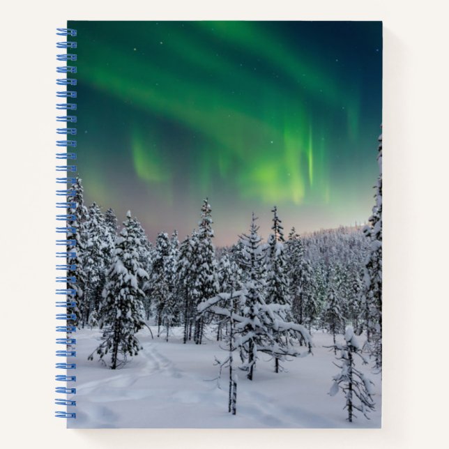 Cuaderno Hielo y nieve | Paisaje invernal, Finlandia (Anverso)
