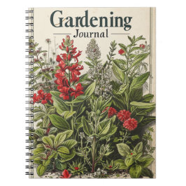 Cuaderno Hierbas de jardinería antiguas