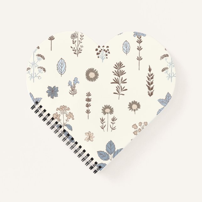 Cuaderno Hierbas rusas Blue Brown (Anverso)