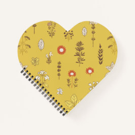 Cuaderno Hierbas rusas Marrón amarillo