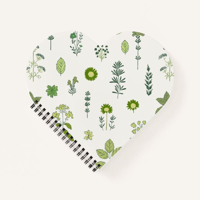 Cuaderno Hierbas rusas verdes (Anverso)