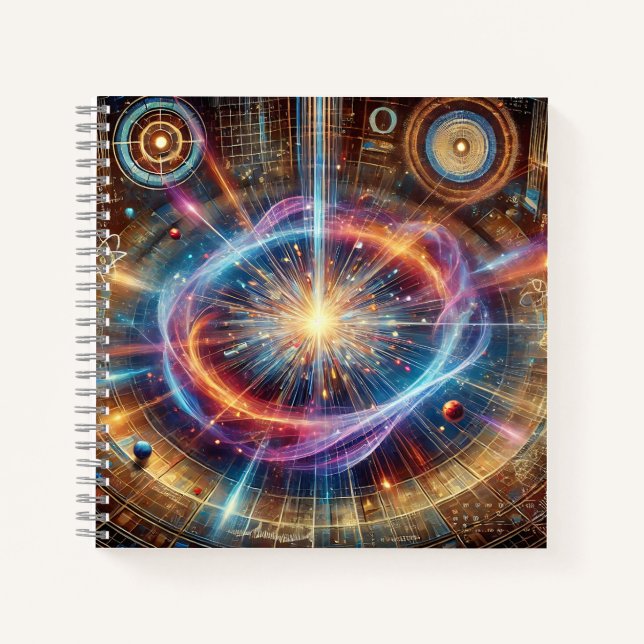 Cuaderno High-Energy Quantum Physics Design (Anverso)