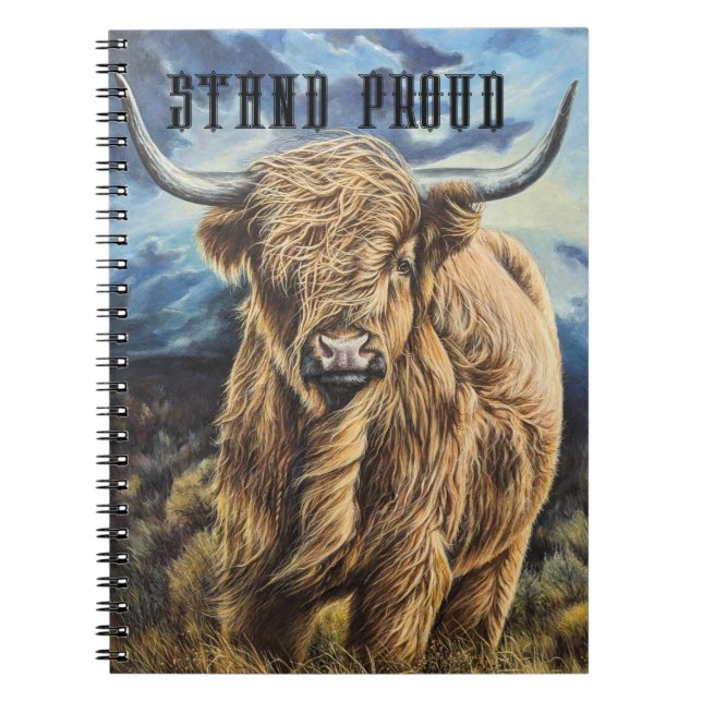 Cuaderno Highland Bull (Frente)
