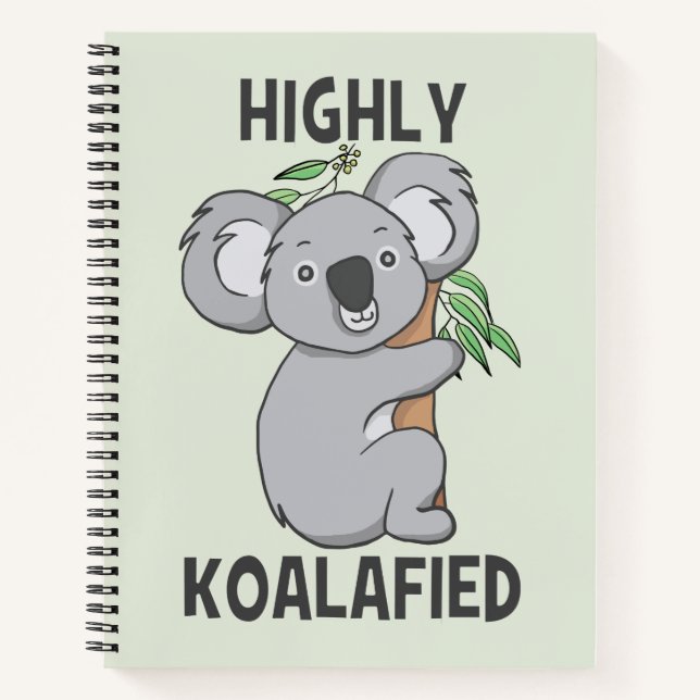 Cuaderno Highly Koalafied Koala (Anverso)