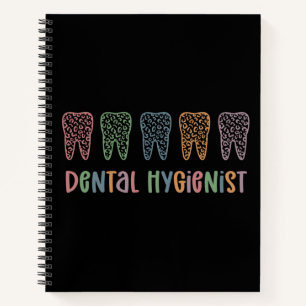 Cuaderno Higienista dental   RDH Dentist Leopardo dental re