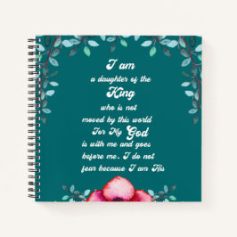 Cuaderno Hija Del Rey Cristiano Inspirador