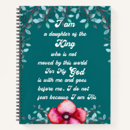 Cuaderno Hija Del Rey Cristiano Inspirador