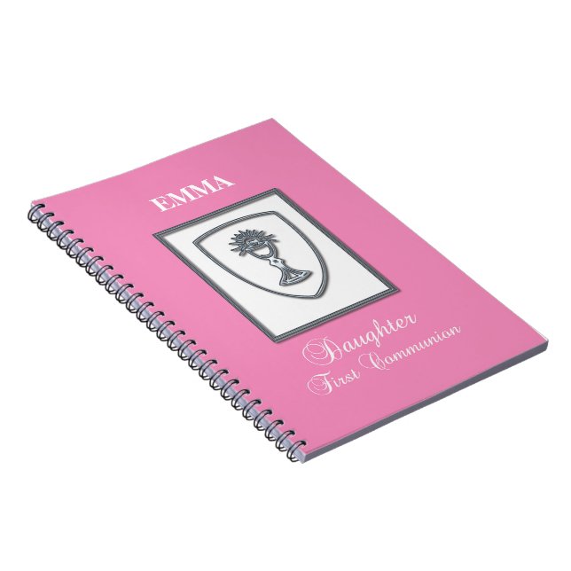 Cuaderno Hija, primer cáliz plateado de comunión (Lado Derecho)
