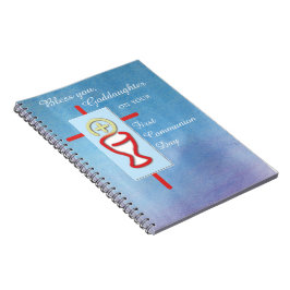 Cuaderno Hija, Primera Santa Comunión, Turquesa