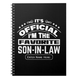 Cuaderno Hijo político favorito personalizado oficial diver