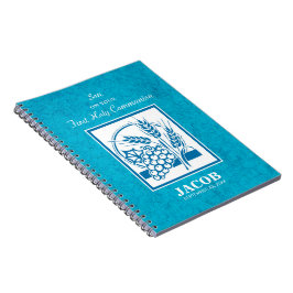 Cuaderno Hijo, Primera Comunión, Trigo, Uvas Azules
