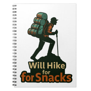 Cuaderno Hiking with Snacks – Fun DateOutdoor Design