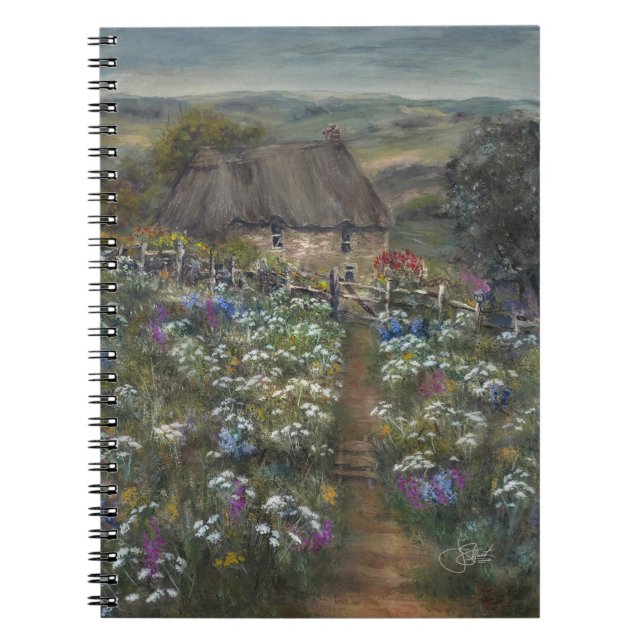 Cuaderno "Hillside - Una cabaña inglesa" (Frente)