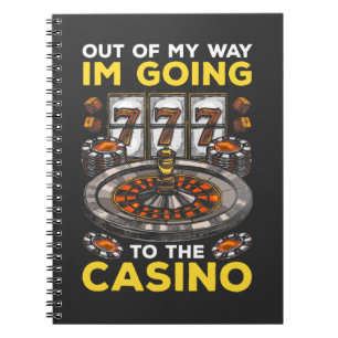 Cuaderno Hinchas divertidos de juego Humor Slot Machine Pok