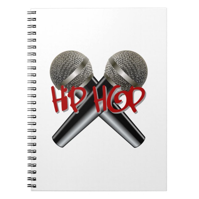 Cuaderno Hip Hop - el rap DJ de la bujía métrica golpea el (Frente)