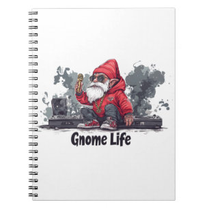 Cuaderno Hip Hop Gnome Ilustracion - Gnome Life