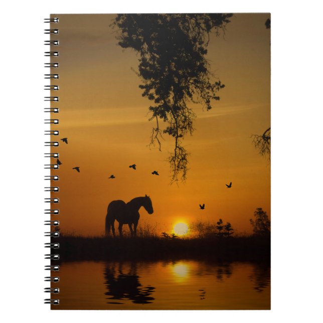 Cuaderno Hípica región de Sunset Water (Frente)