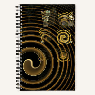 Cuaderno Hipnosis Arte abstracto