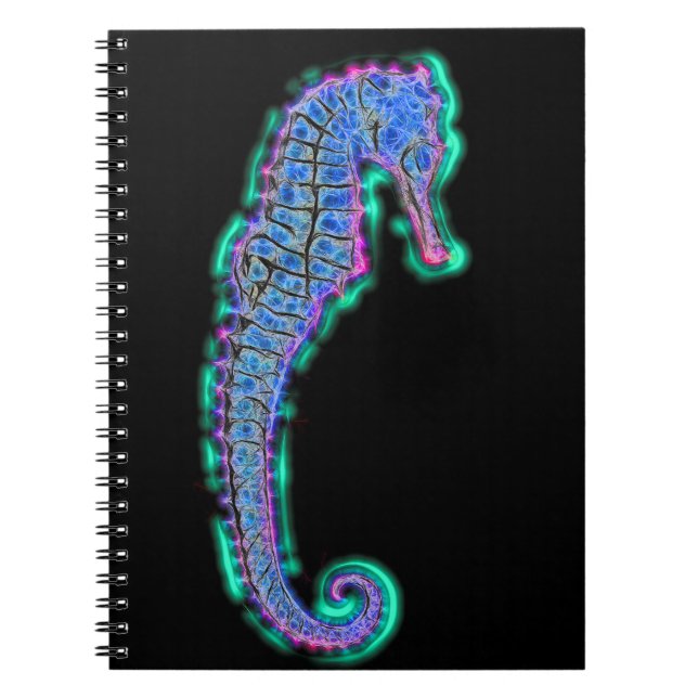 Cuaderno Hipoahorse de mar eléctrico (Frente)
