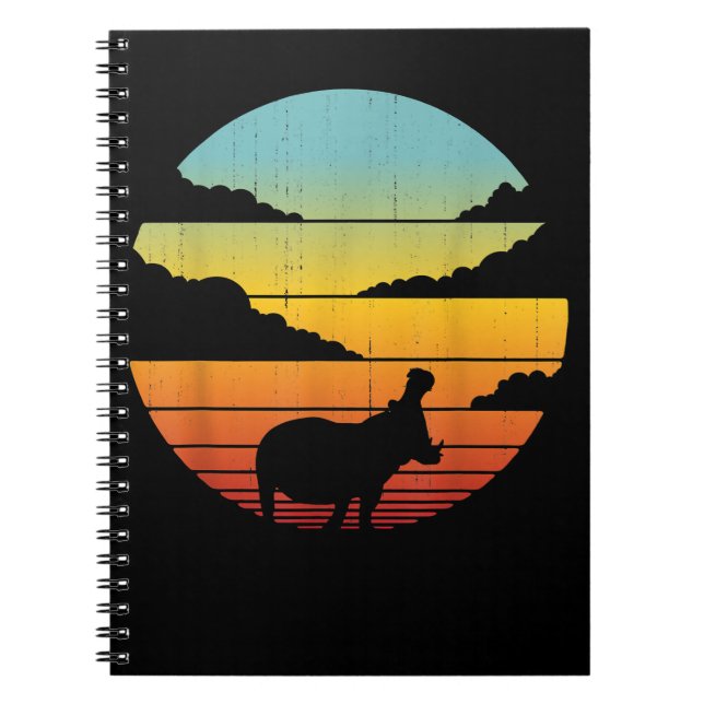 Cuaderno Hipopótamo 60 Hippo de los 70 | Hippo Lover (Frente)