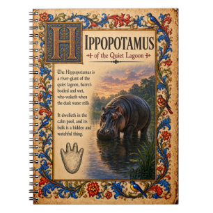 Cuaderno Hipopótamo, Arte de Bestiario Medieval