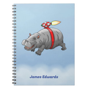 Cuaderno Hipopótamo Cohete