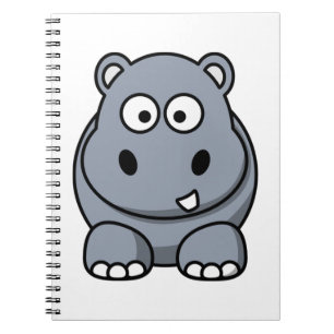 Cuaderno Hipopótamo divertido lindo