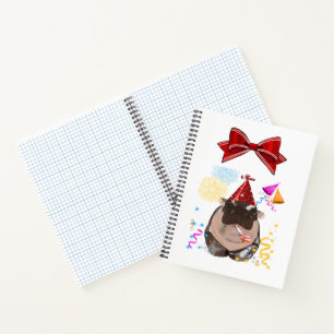 Cuaderno Hipopótamo Moo Deng de Tailandia