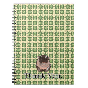 Cuaderno Hipopótamo Moodeng estilo Tailandia.