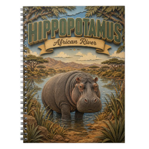 Cuaderno Hipopótamo Río Africano POPCUT