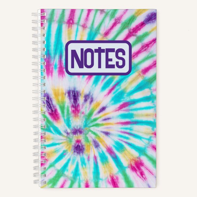 Cuaderno Hippie Retro Tye (Anverso)