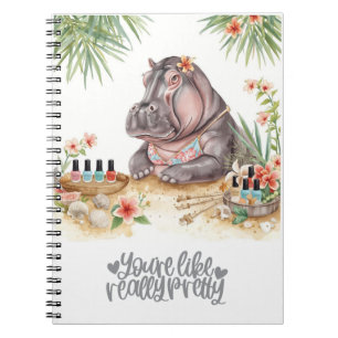 Cuaderno Hippo de Spa en la Playa con Manicura en Bikini Be
