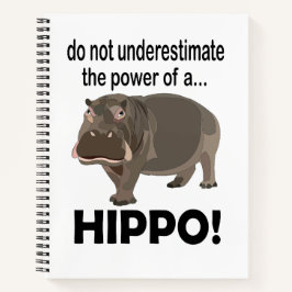 Cuaderno Hippopótamo Animal Gracioso Hippo