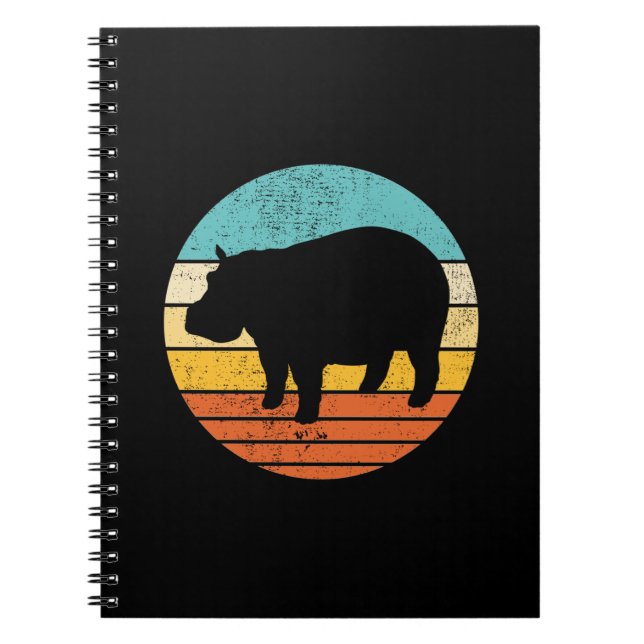 Cuaderno Hippopótomas Retro Sun (Frente)