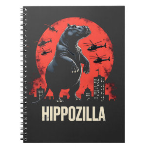 Cuaderno Hippozilla Spooky Moo Deng Baby Pygmy Hippo