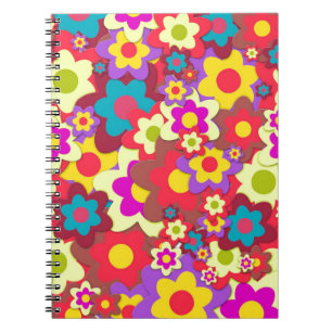 Cuaderno Hippy de Flower Power 60