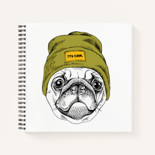 Cuaderno Hipster Pug Es Guay